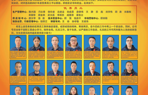FB体育隆重召开2021年度优秀员工表彰大会